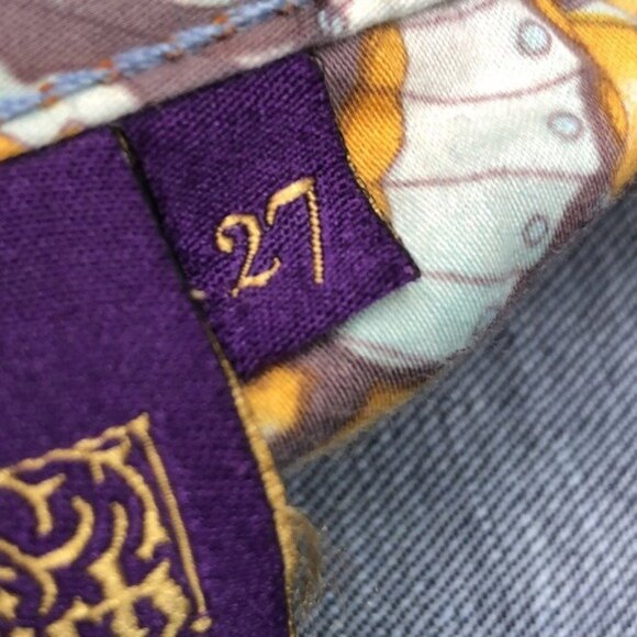 MADE IN USA 🇺🇸 RICH & SKINNY STRAIGHT LEG JEANS 27x31 ⭐️ - Picture 7 of 15